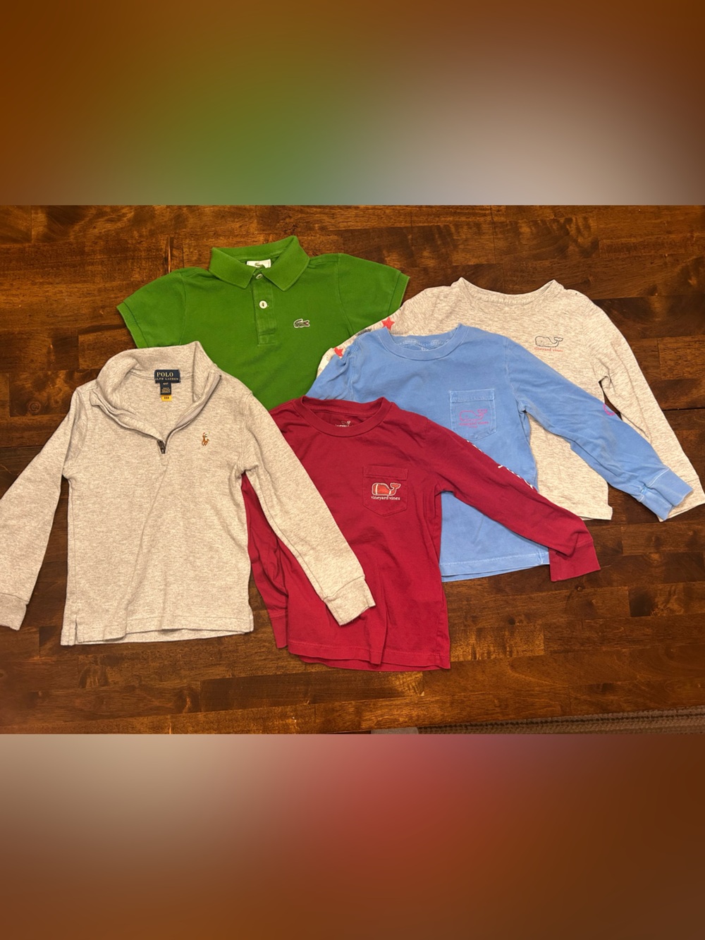 Boys Size 4 Preppy Clothing Lot Vineyard Vines, Ralph Lauren, Lacoste